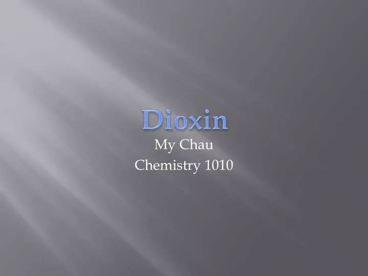 my chau chemistry 1010
