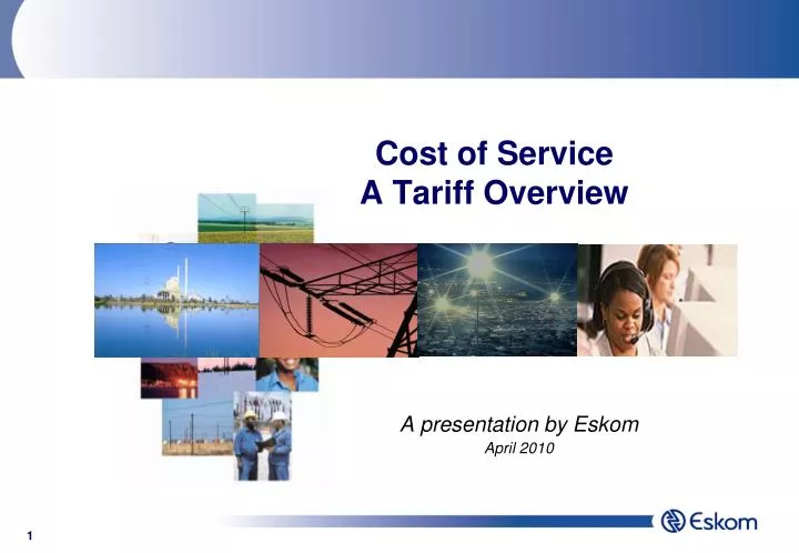cost of service a tariff overview