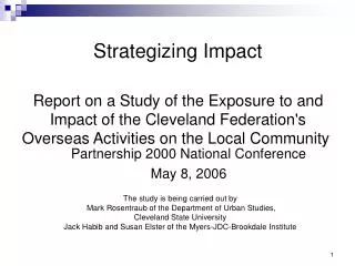 Partnership 2000 National Conference May 8, 2006