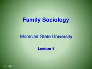 Family Sociology