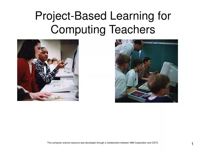 project based learning for computing teachers