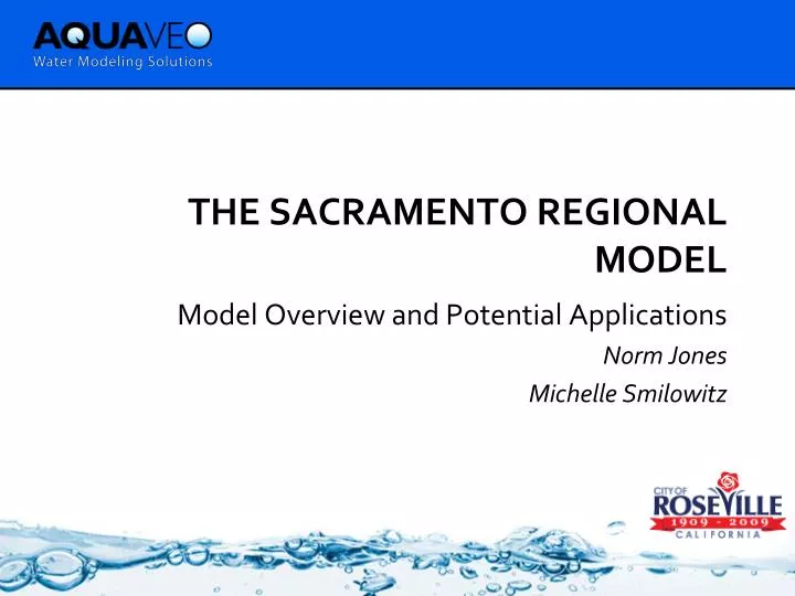 the sacramento regional model