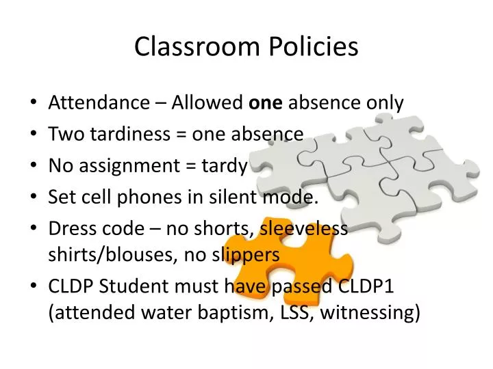 classroom policies