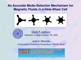An Accurate Mode-Selection Mechanism for Magnetic Fluids in a Hele-Shaw Cell