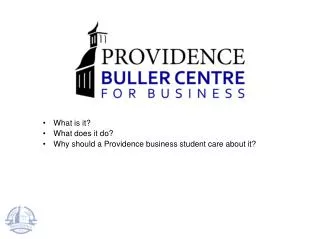 What is it? What does it do? Why should a Providence business student care about it?