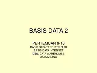 basis data 2