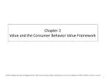 Chapter 2 Value and the Consumer Behavior Value Framework - slide 1