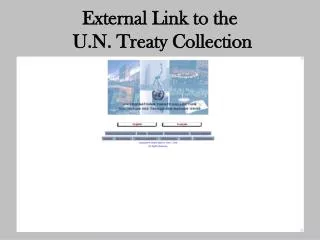 External Link to the U.N. Treaty Collection