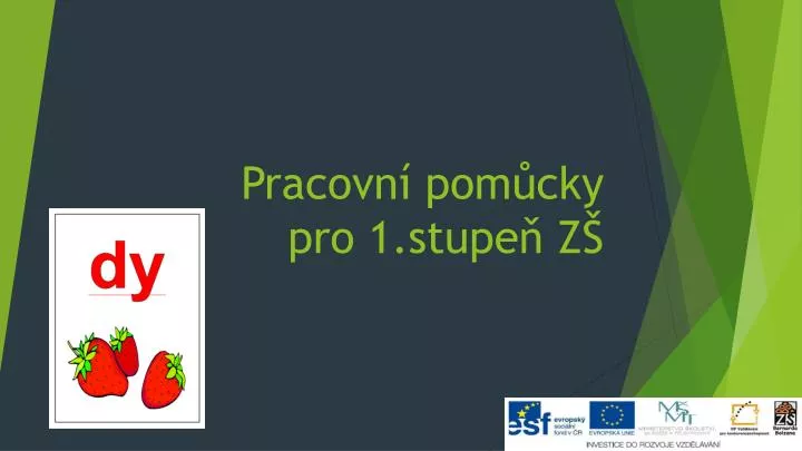 pracovn pom cky pro 1 stupe z