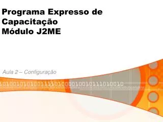 programa expresso de capacita o m dulo j2me