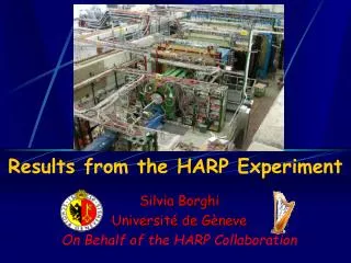Results from the HARP Experiment