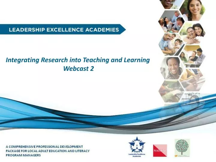 welcome integrating research into teaching and learning webcast