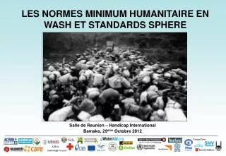 Salle de Reunion – Handicap International Bamako, 29 eme Octobre 2012