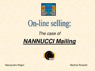 The case of NANNUCCI Mailing