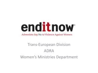 trans european division adra women s ministries department