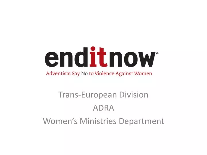 trans european division adra women s ministries department