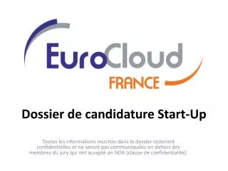 dossier de candidature start up