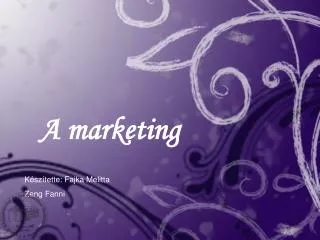 a marketing