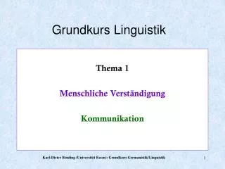 grundkurs linguistik