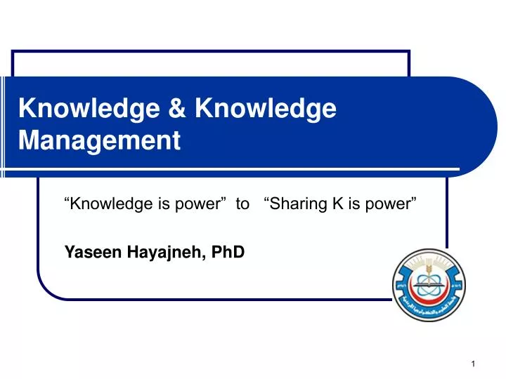 knowledge knowledge management