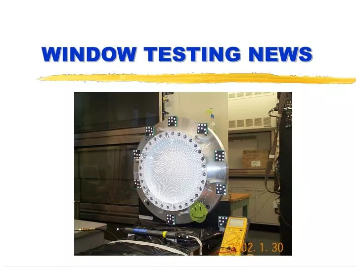 window testing news