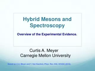 Hybrid Mesons and Spectroscopy