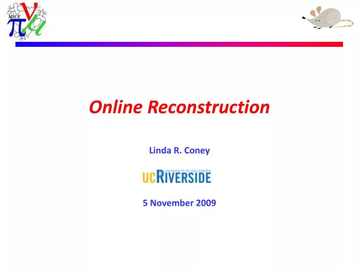 online reconstruction