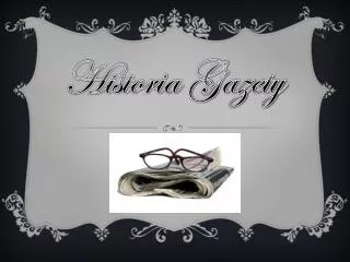 historia gazety