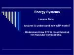 Energy Systems - slide 1