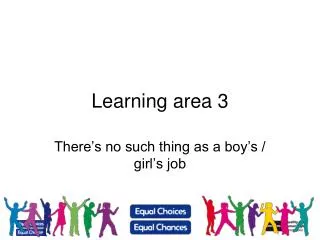 Learning area 3