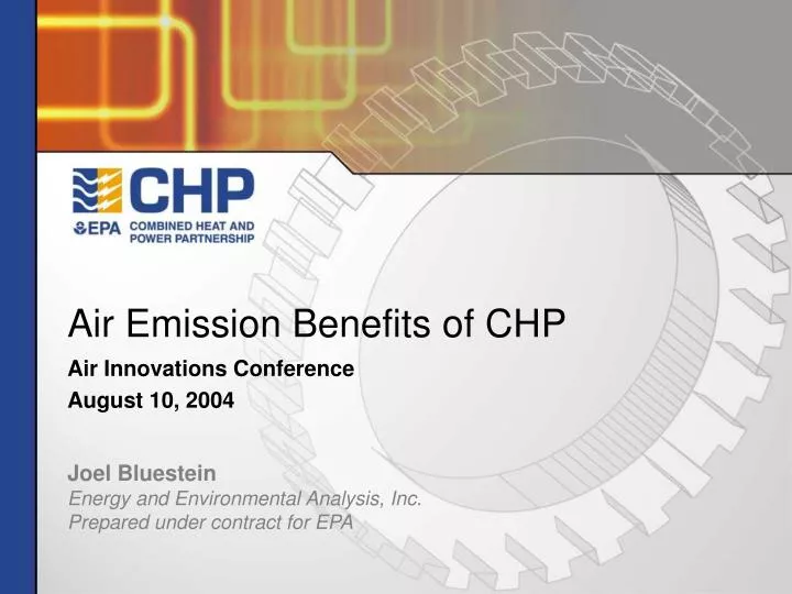 air emission benefits of chp air innovations conference august 10 2004