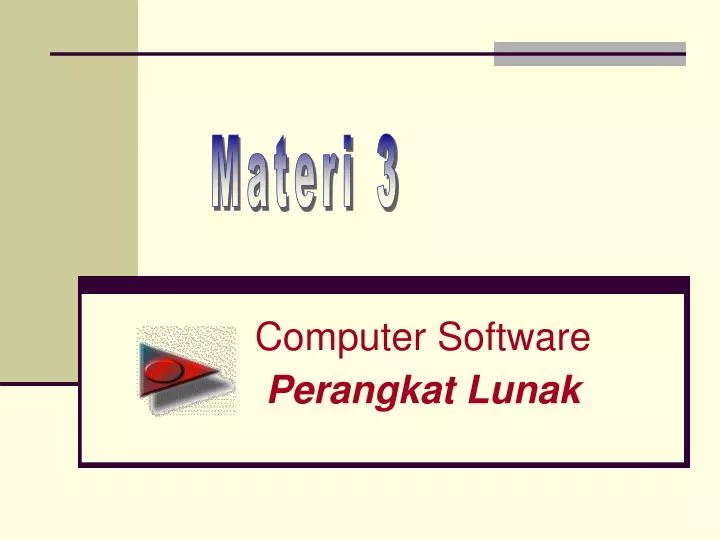 computer software perangkat lunak