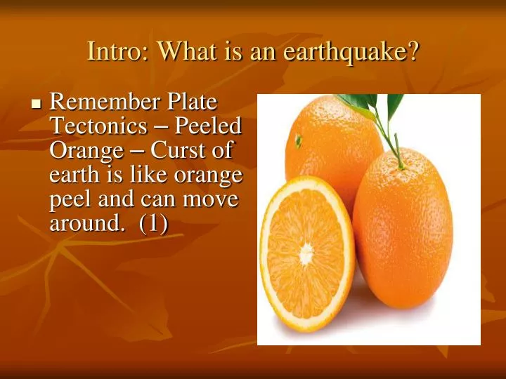 intro what is an earthquake