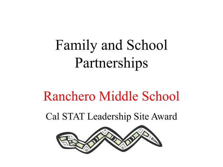 family and school partnerships ranchero middle school