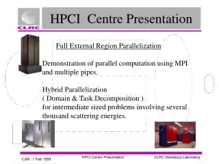 HPCI Centre Presentation