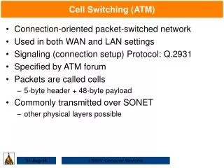Cell Switching (ATM)