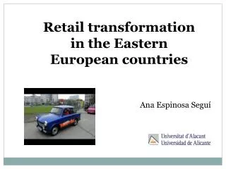 Retail transformation in the Eastern European countries
