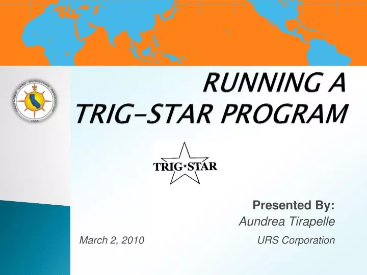 running a trig star program