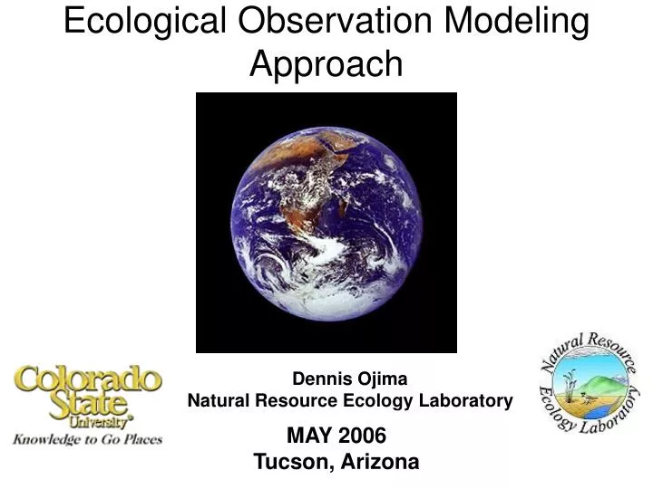 ecological observation modeling approach
