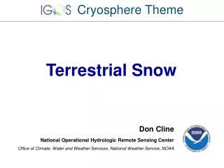 Terrestrial Snow