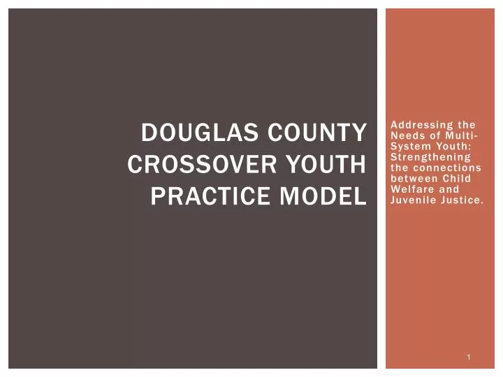 douglas county crossover youth practice model