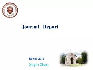 Journal Report