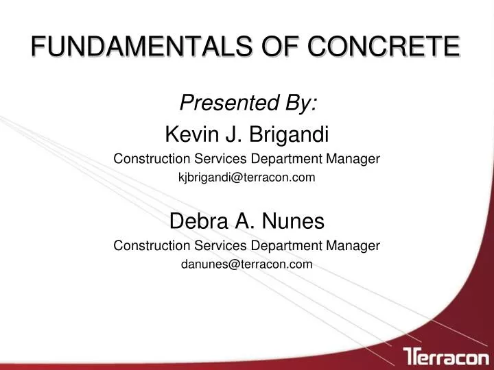 fundamentals of concrete