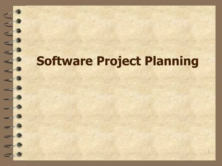 software project planning