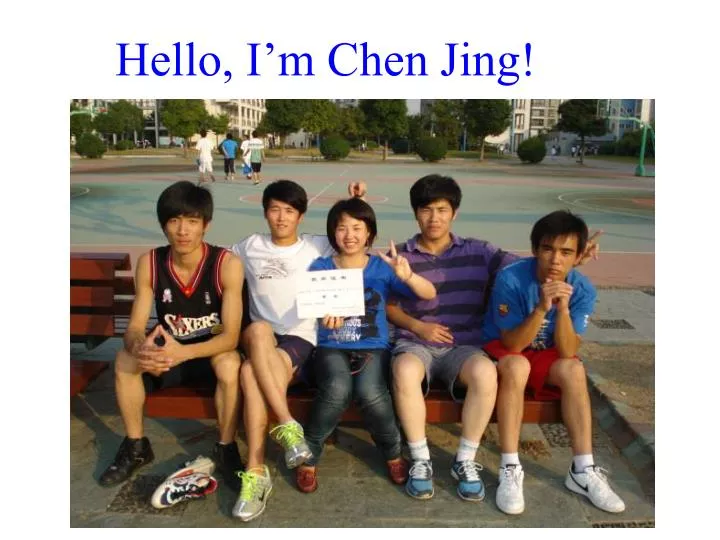 hello i m chen jing