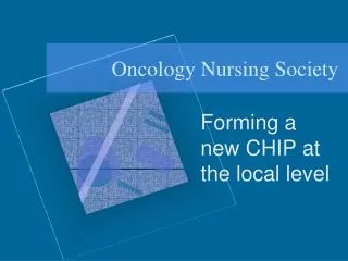 Oncology Nursing Society