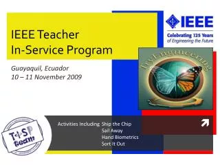 IEEE Teacher In-Service Program