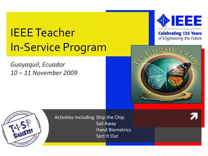 ieee teacher in service program