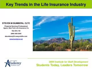 Key Trends in the Life Insurance Industry