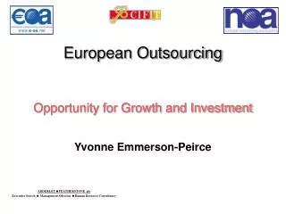 European Outsourcing Opportunity for Growth and Investment